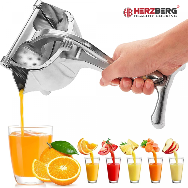 Herzberg HG-8108: Aluminium handmatige citruspers - Afbeelding 3