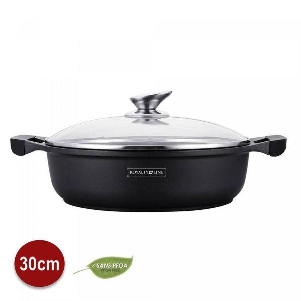 Royalty Line RL-BR30M: Marmeren Ondiepe Soeppan 30cm - Afbeelding 3