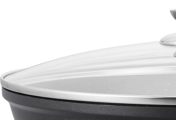 Royalty Line RL-BW30M: Met Marmer Beklede Kookwokpan - 30cm - Afbeelding 2