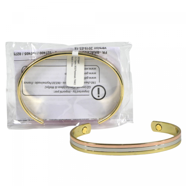 Wellys GD-027510:Magnetische Tricolor Armband - Klassiek - Afbeelding 3