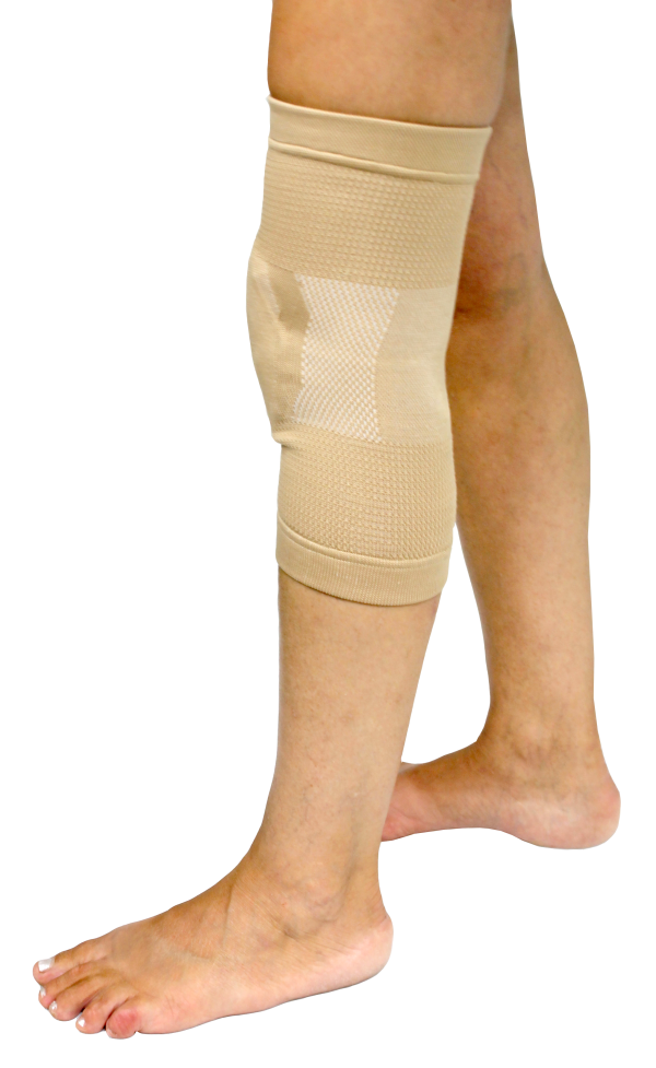 Wellys Bamboe kniebandage met articulatiekussen - Dames - Afbeelding 2