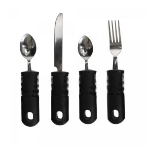 Wellys GI-041880: 4-Delige Comfort Grips Senior Bestekset