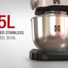 Herzberg HG-5029: 3 in 1 800 W Standmixer Met Planetaire Slagkracht Zwart - Afbeelding 2