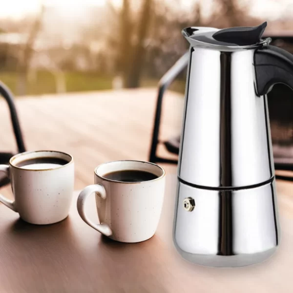 Eisenbach EB-900CM: S/S Koffiekan Expresso Koffiezetapparaat - 9 Kopjes - Afbeelding 2