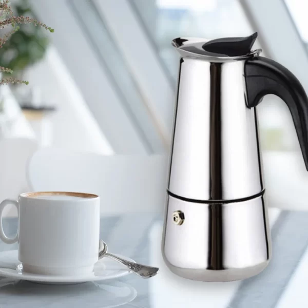 Eisenbach EB-900CM: S/S Koffiekan Expresso Koffiezetapparaat - 9 Kopjes - Afbeelding 3