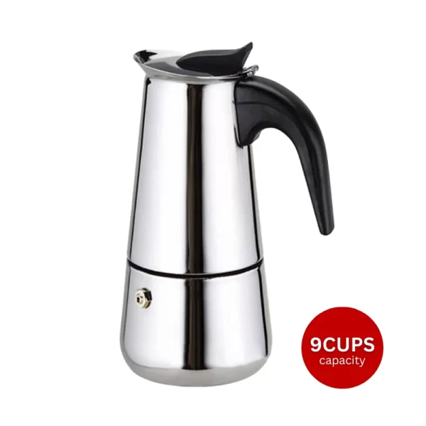 Eisenbach EB-900CM: S/S Koffiekan Expresso Koffiezetapparaat - 9 Kopjes - Afbeelding 4