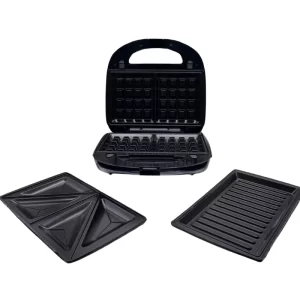 Eisenbach HW-1880: 3in1 Tosti-ijzer, Wafel-, Grillmaker -1000W