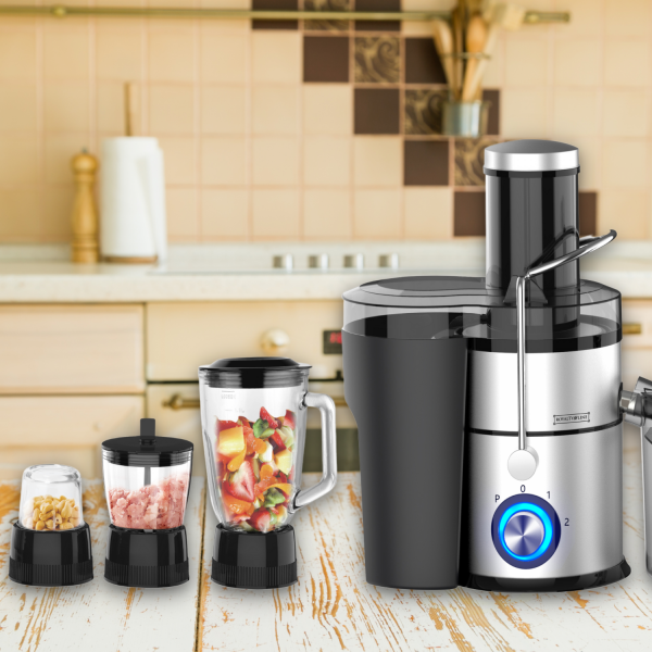 Royalty Line RL-PJ19003: 4-in-1 Sapcentrifuge, blender, hakmolen & molen - Afbeelding 3