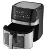 Royalty Line AF21708D: 1700W Digitale Airfryer XXL 6,5 Liter - Zwart