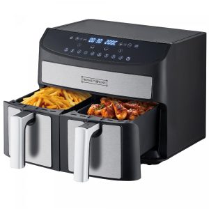 Royalty Line RL-AF5409: Friteuse met twee luchtmanden - 2000W