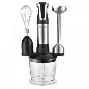 Royalty Line RL-ESMS800BLK: 3-in-1 Staafmixerset - Power Whisk, Staafmixer, Hakmolen - Zwart