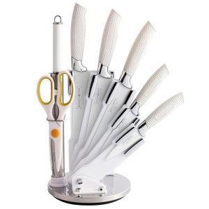 Royalty-Line RL-WHT8-W, Messenset 8 stuks met draaiende stand