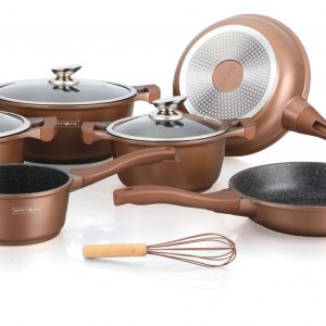 Royalty Line RL-BS1010M: 13-Delige Pannenset met Keramische Coating Koper