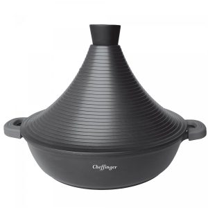 Cheffinger CF-TAJ28: 28cm Tajine Gegoten Aluminium Met Marmercoating