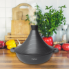 Cheffinger CF-TAJ28: 28cm Tajine Gegoten Aluminium Met Marmercoating - Afbeelding 3