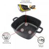 Cheffinger CF-SQC01: 6 Stuks Marmeren Kookgerei Met Keukenhandschoenen - Afbeelding 2