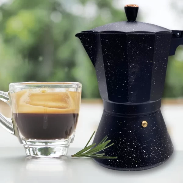 Eisenbach LSS012: Aluminium Espresso Moka Pot Koffiezetapparaat - 12 Kopjes - Afbeelding 2