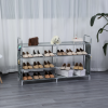 Herzberg HG-03596: 7-Laags Opbergrek voor Schoenen (12x70cm) - Grijs - Afbeelding 3