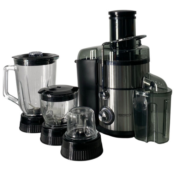 Eisenbach HW-1508: 4-in-1 Sapcentrifuge, Keukenmachine, Blender en Molen -1000W