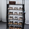 Herzberg HG-03329: 6-Laags Opbergrek Voor Schoenen (47x100cm) - Zwart - Afbeelding 3