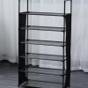Herzberg HG-03329: 6-Laags Opbergrek Voor Schoenen (47x100cm) - Zwart - Afbeelding 4