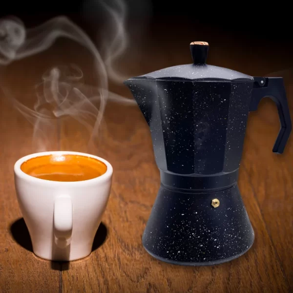Eisenbach LSS03: Aluminium Espresso Moka Pot Koffiezetapparaat - 3 Kopjes - Afbeelding 3