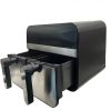 Comfy Nest CN-AFD45NS: 2400W Dubbele Mand Digitale S/S Airfryer - 9L - Afbeelding 4