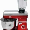 Herzberg HG-5065: 2 in 1 6,5L Standmixer en 1,7 Blender - 1200W Rood