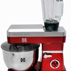 Herzberg HG-5065: 2 in 1 6,5L Standmixer en 1,7 Blender - 1200W Rood