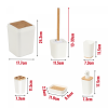 Herzberg HG-04463: 6-delige Bamboeset - Mat Crèmekleurig - Afbeelding 4