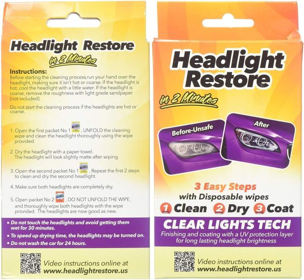 Clear Lights Tech Koplamp Restauratie Kit - Afbeelding 2