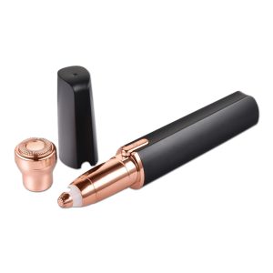 Cenocco Beauty CC-9095: 2 in 1 Wenkbrauwtrimmer en Gezichtsscheerapparaat Zwart