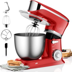 Royalty Line PKM-1900.7: Staande Mixer - 1900W Rood