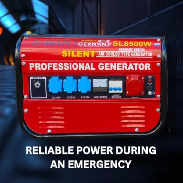 Smart SMT-8500W: 6.5HP Professionele benzinegenerator - 2500W - Afbeelding 3