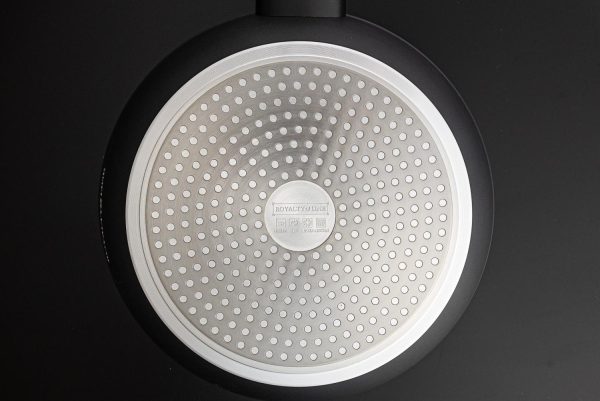 Royalty Line RL-FTN28: 28cm Gegoten Greblon marmer gecoate braadpan - 6L - Afbeelding 4