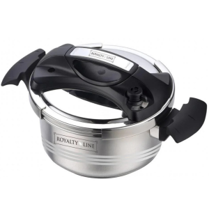 Royalty Line RL-26PS10L: 26cm RVS Snelkookpan - 10L