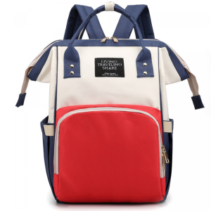 Herzberg HG-03114: Multifunctionele Mama Luier en Babyfles Tas - Veelkleurig