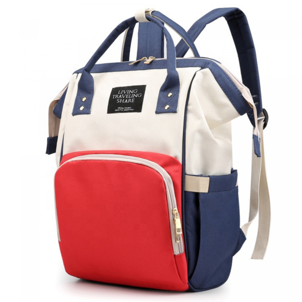 Herzberg HG-03114: Multifunctionele Mama Luier en Babyfles Tas - Veelkleurig - Afbeelding 3